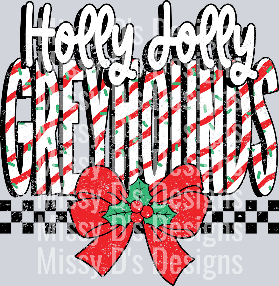 Holly Jolly Greyhounds