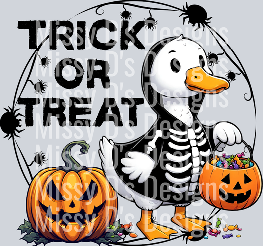 TRICKORTREATDUCKSKELETON