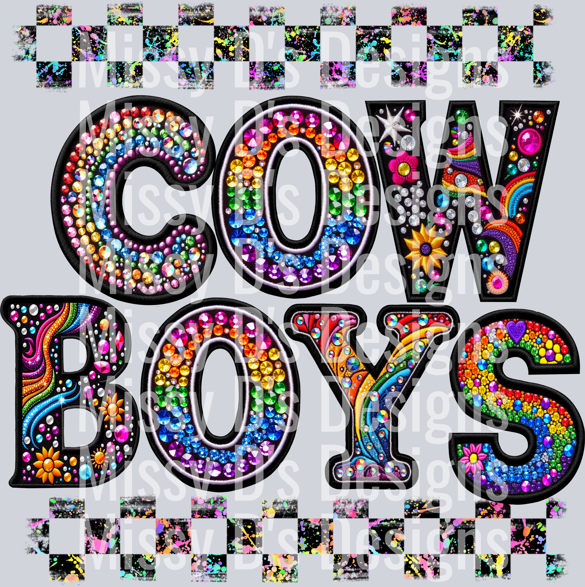 Rainbow gems cowboys