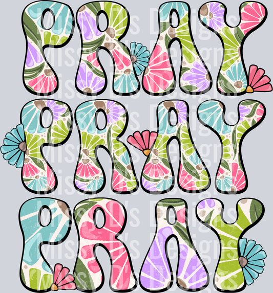 floral pray pray pray