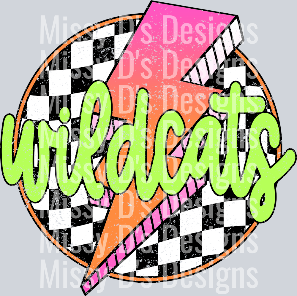 Checkered Lightning Wildcats