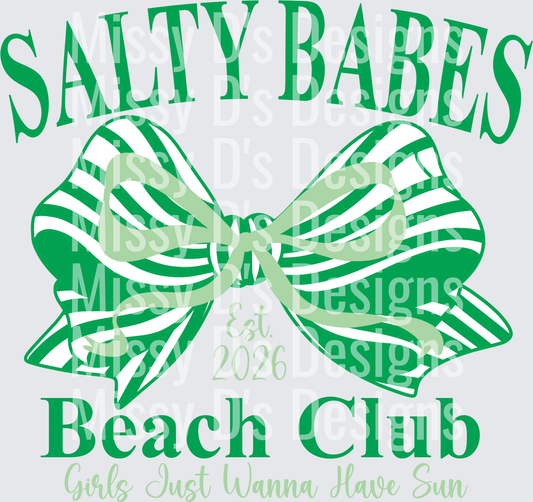 salty babes beach club green