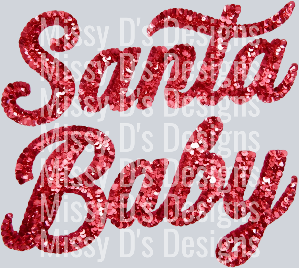 SANTA BABY SEQUIN