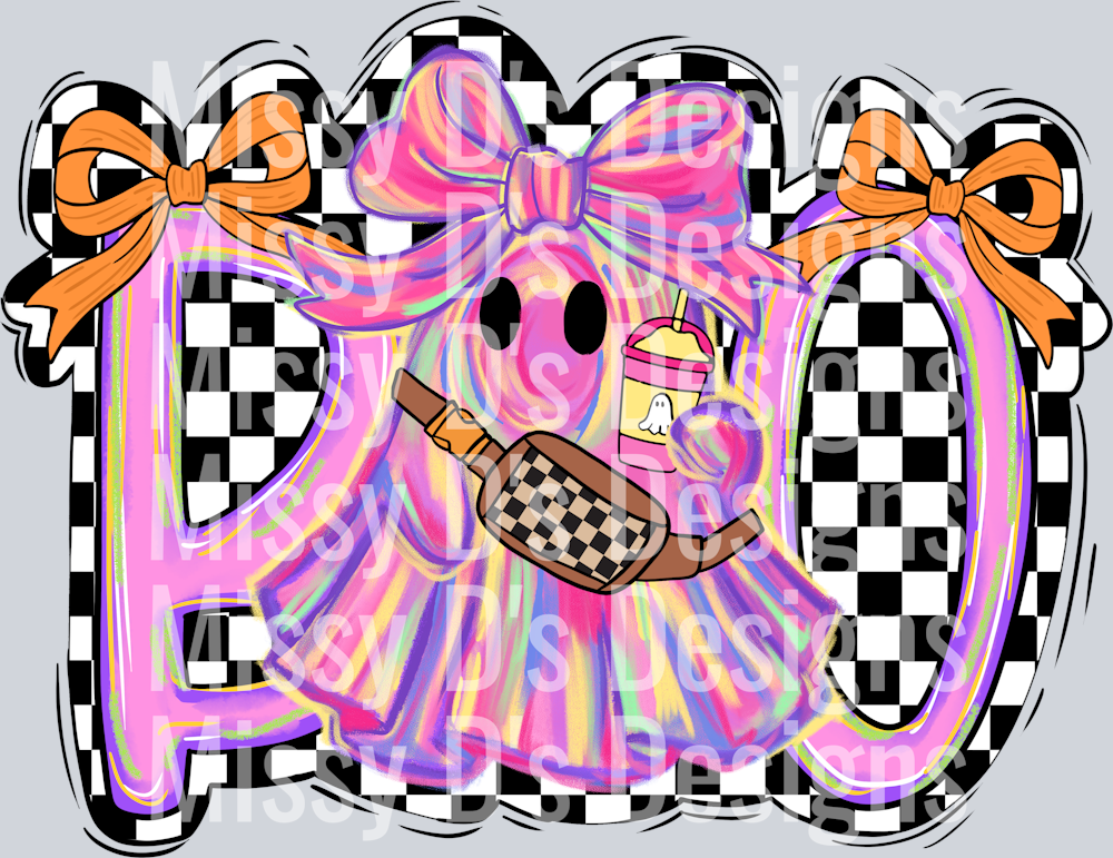checkered boo