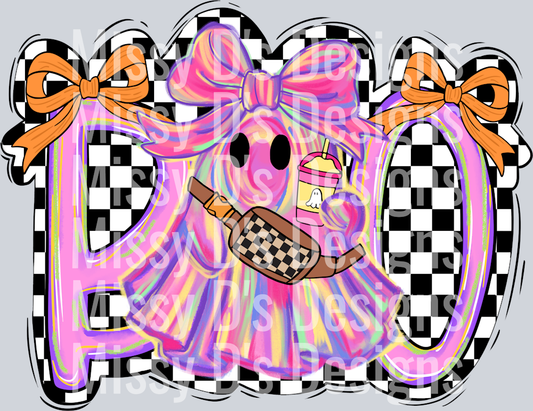 checkered boo
