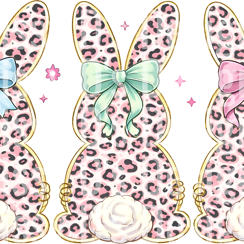 Bunny Coquette Bow PNG, Easter Bunny PNG