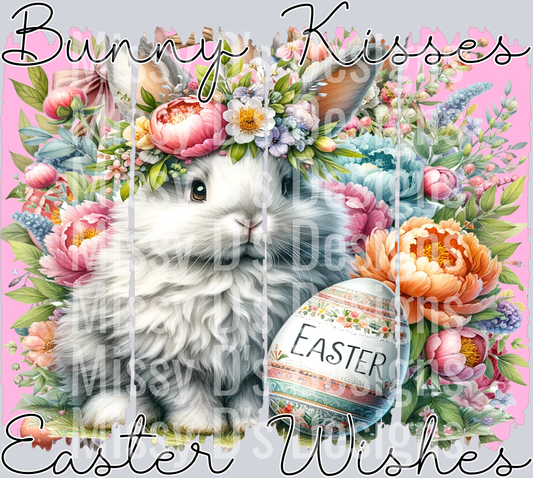bunny kisses easter wishes