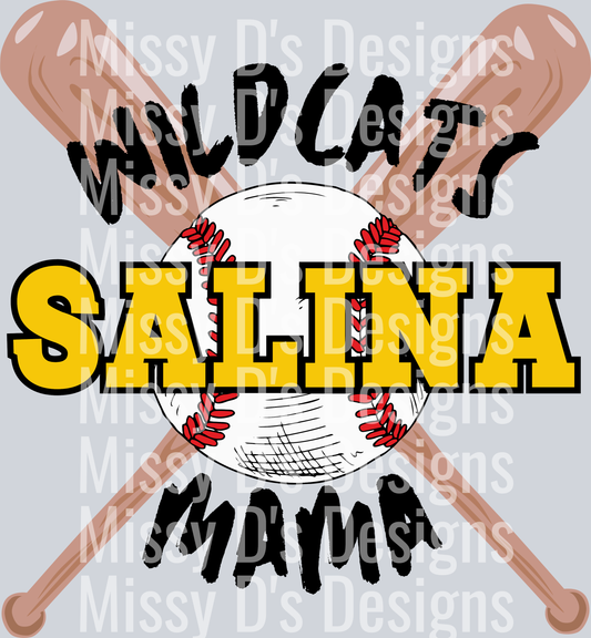 SalinaWildcatsBaseballBat
