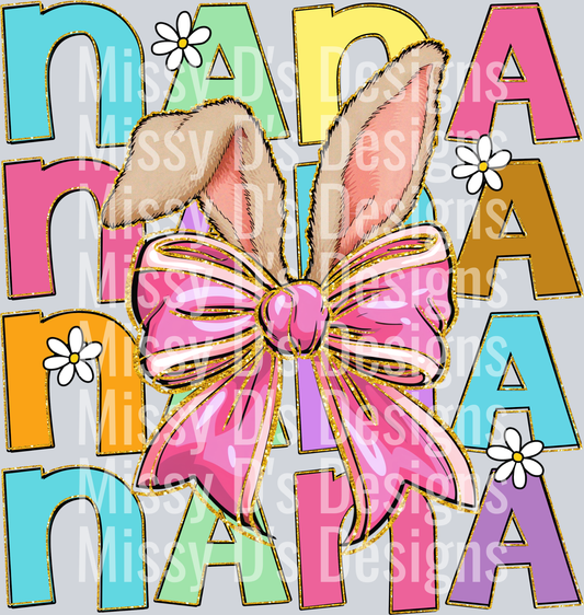 Easter Nana Bunny Ears