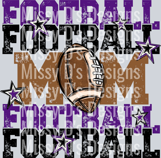 FootballMomPurpleBlk