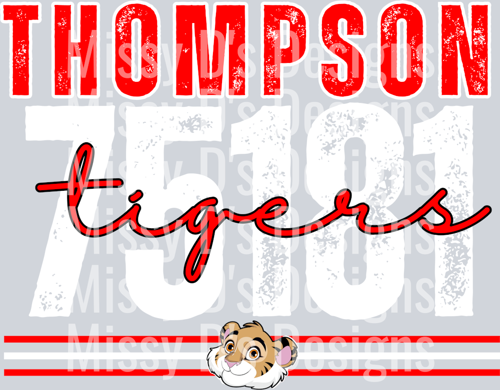 thompson tigers white  outline (1)