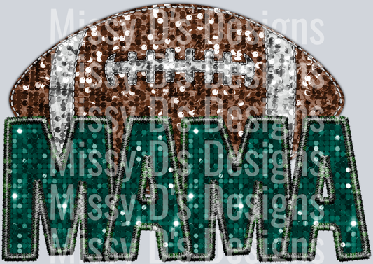 football mama drk green