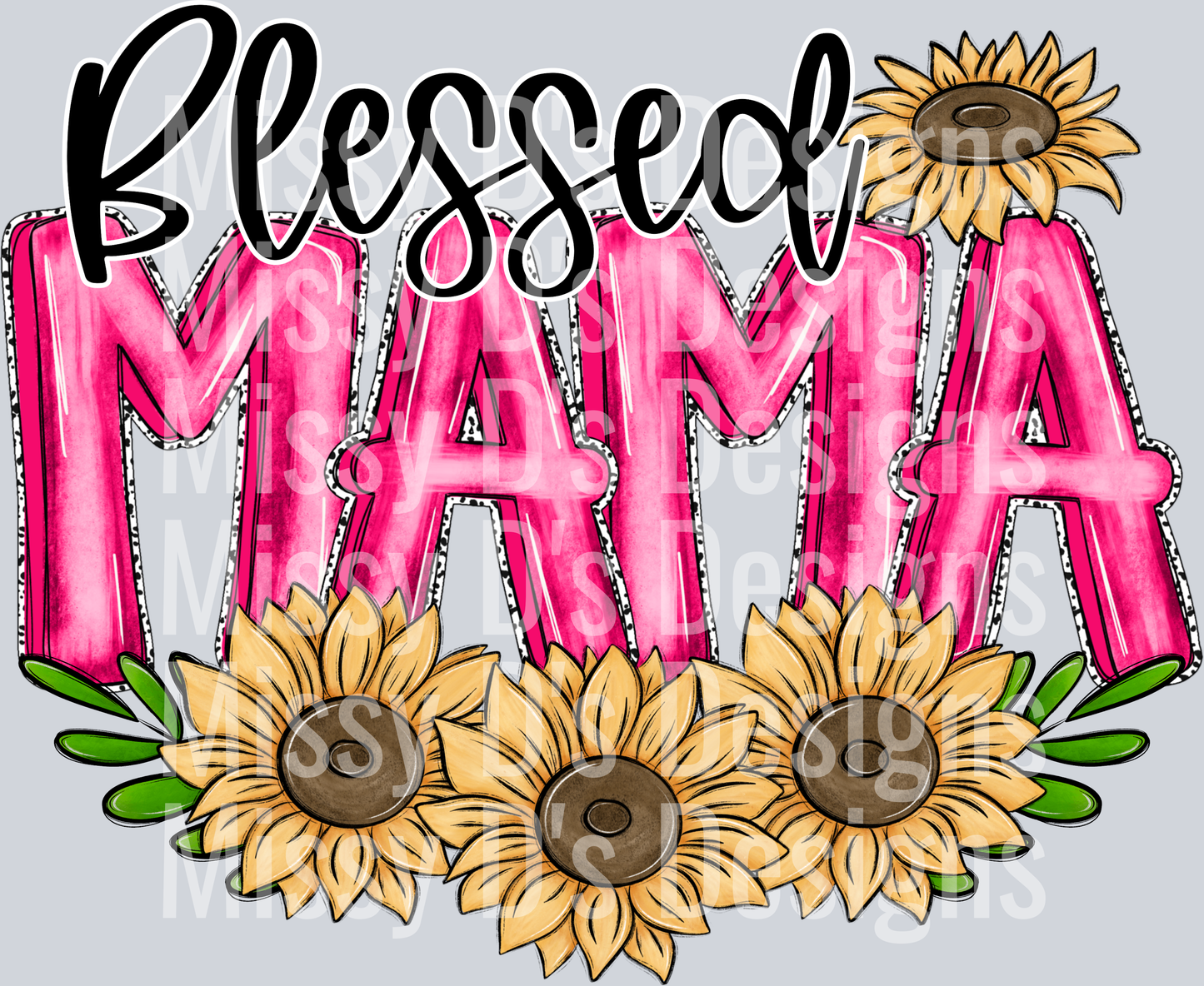 blessed mama sunflowers