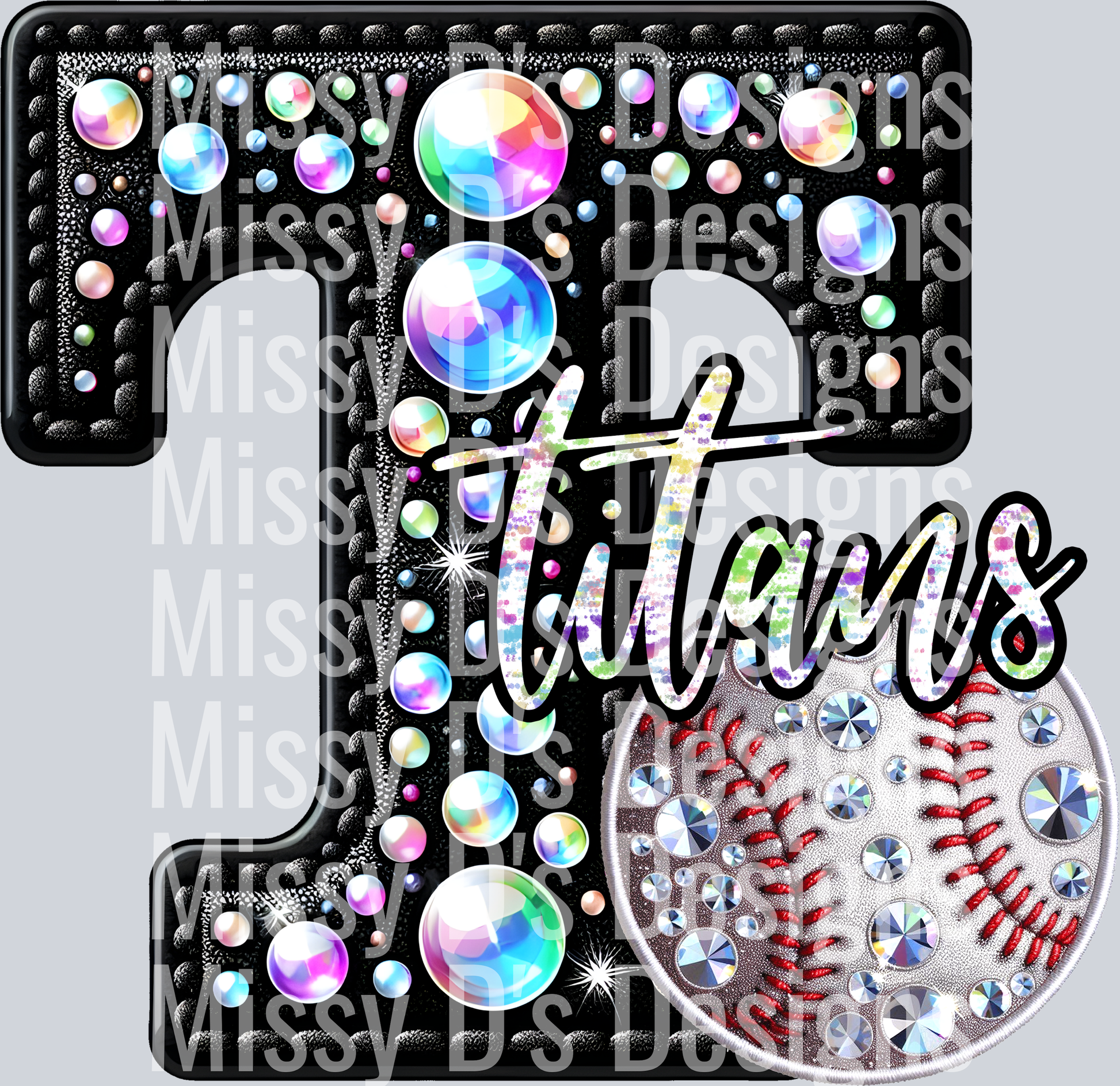 leather baseball titans