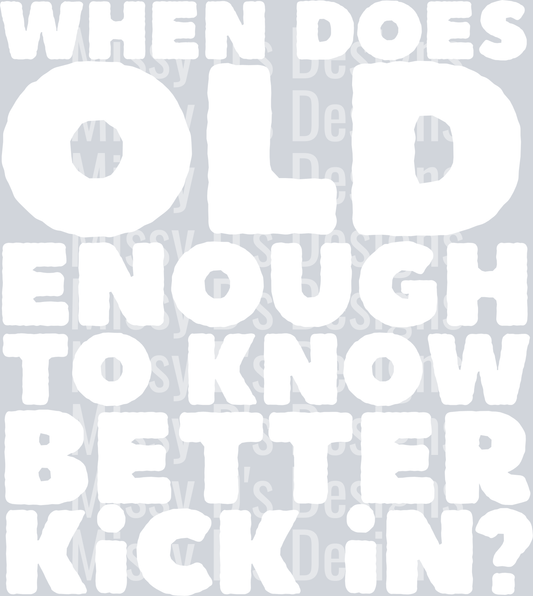 old enough white