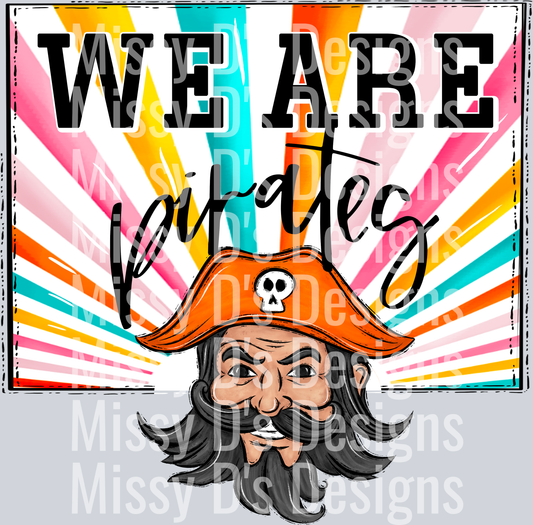 sunburst WE ARE CUSTOM- orang pirate