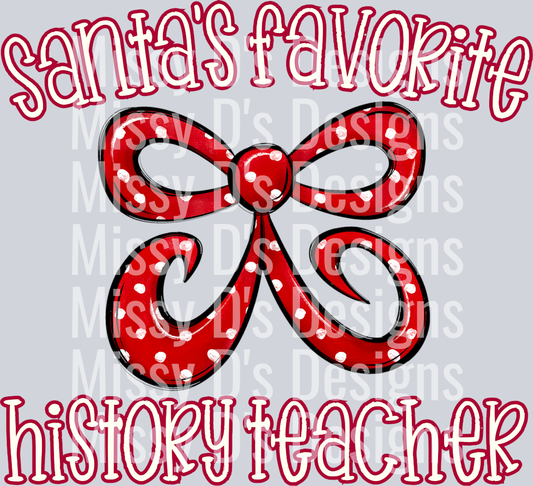 HISTORY TEACHER