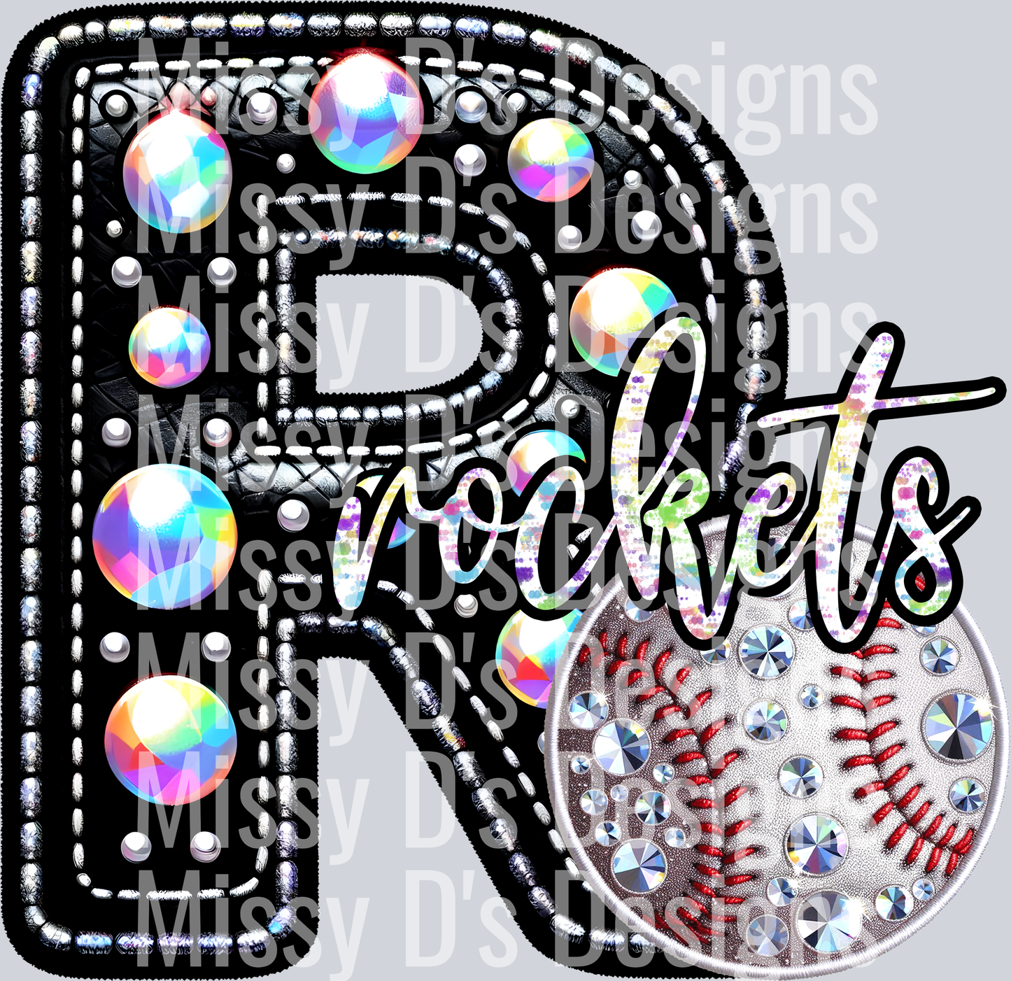 leather baseball rockets