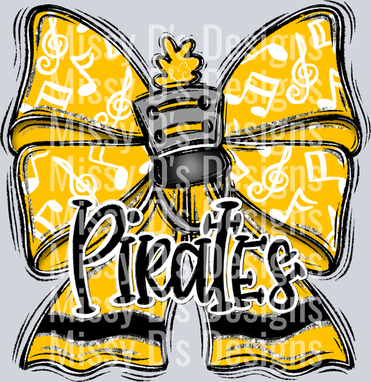 PIRATES BAND COQUETTE BOW