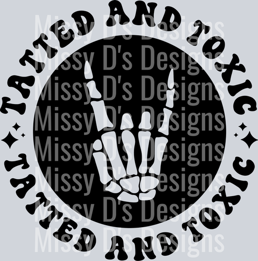 Tatted And Toxic Pocket Design
