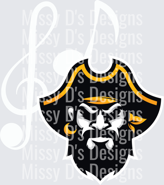crandall pirate pocket logo band
