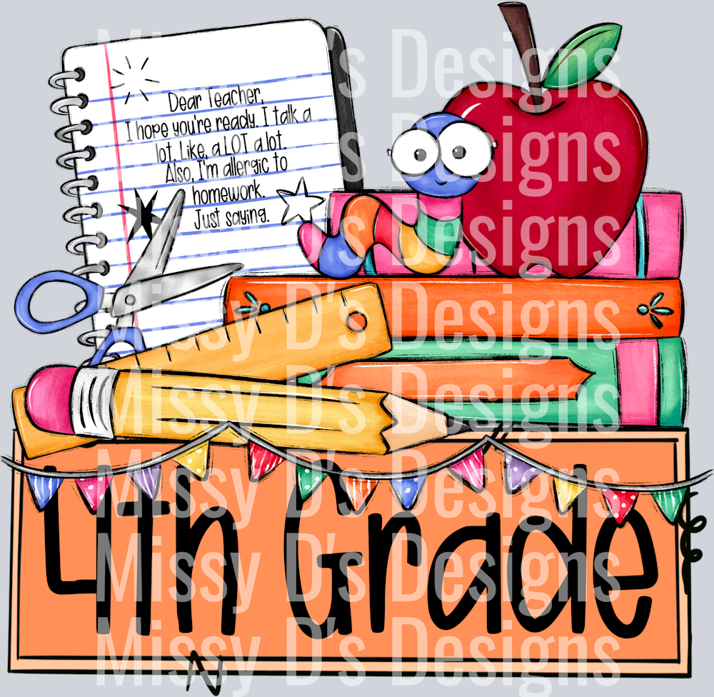 SchoolGradeNameplate4thGrade