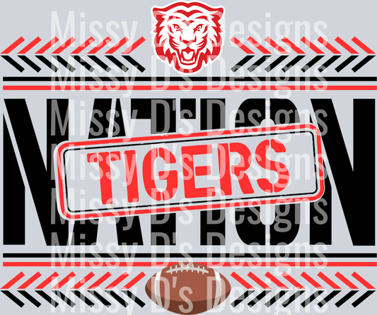 tigers nation black