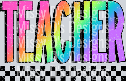 Neon Teacher