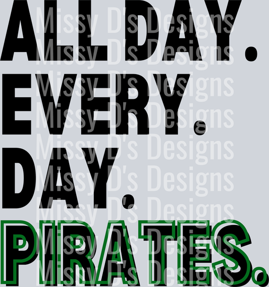 AllDayPiratesGreen