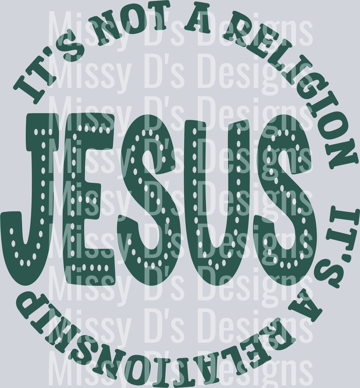 itsnotareligionGREEN