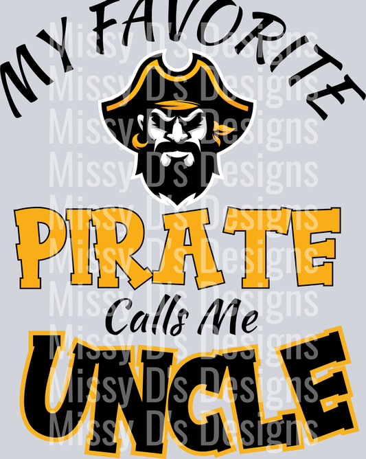 my favorite pirate calls me uncle