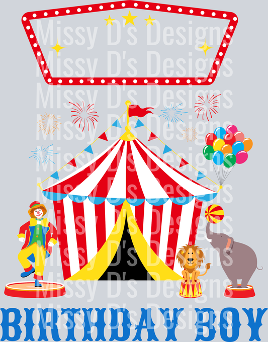 Circus Birthday Boy