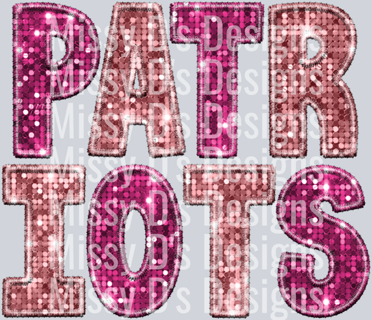 PATRIOTS PINK