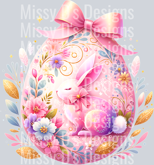 easter pink egg coquette