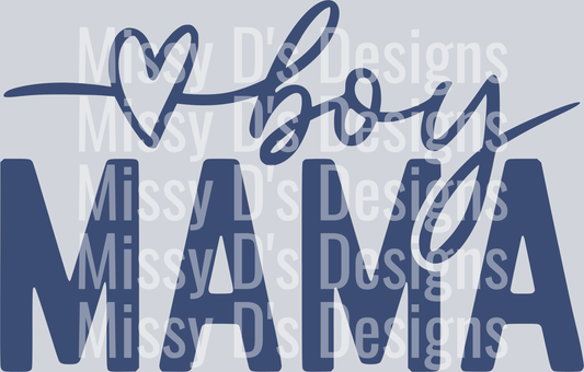Boy Mama SVG, Boy Mom PNG