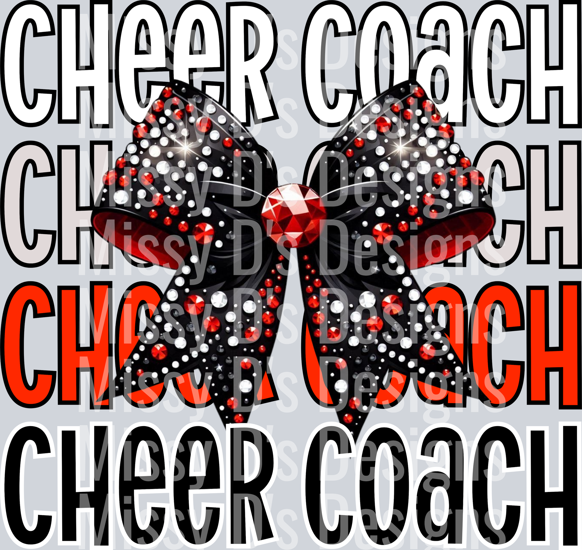 Cheer coach red