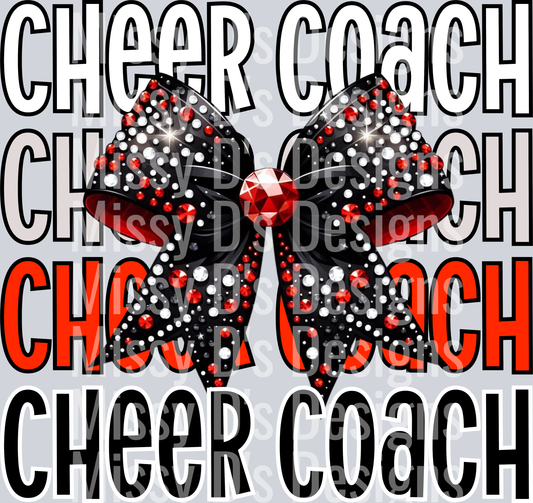 Cheer coach red