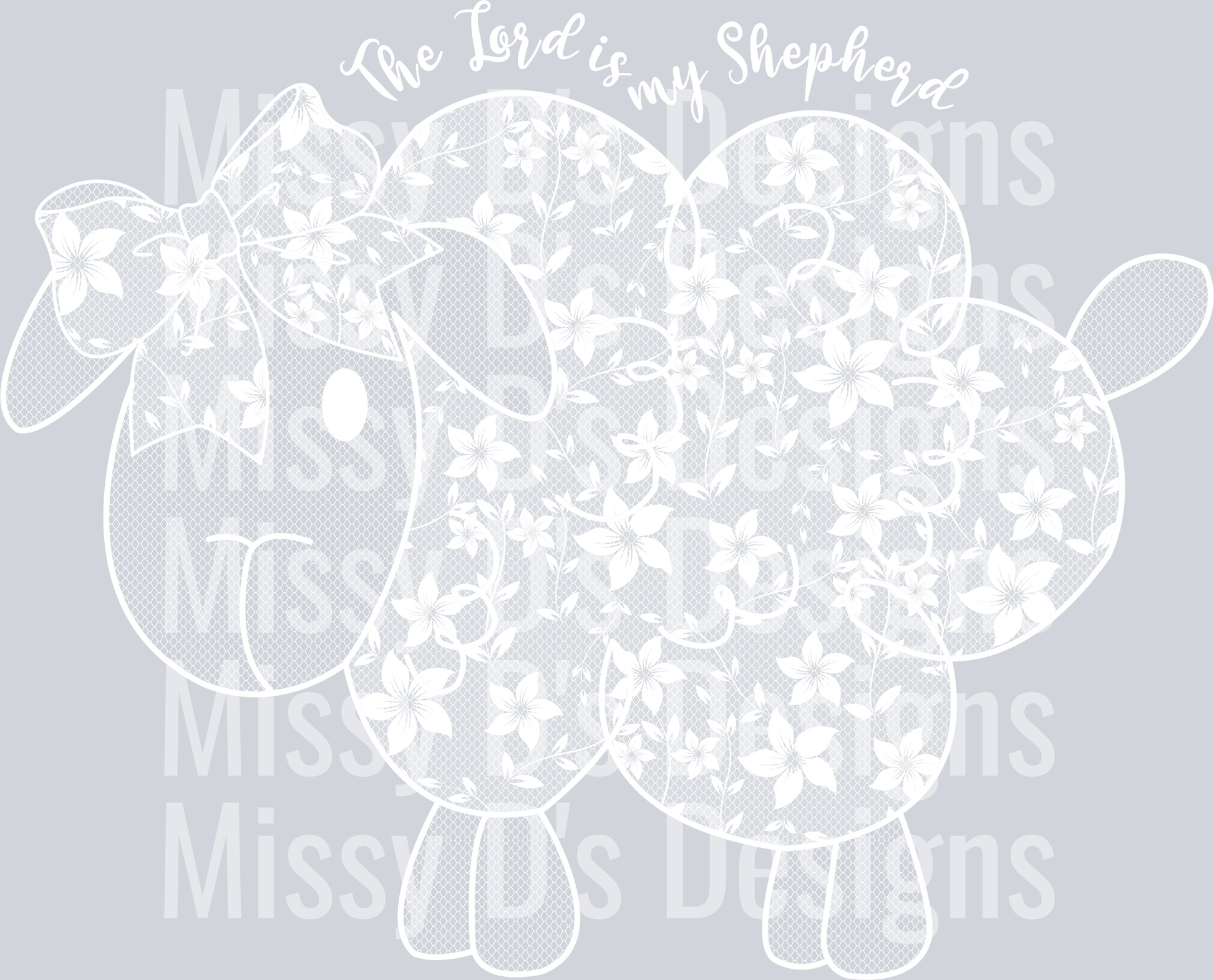 lace the lord is my shepherd