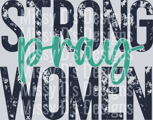 strongwomenprayBLUE