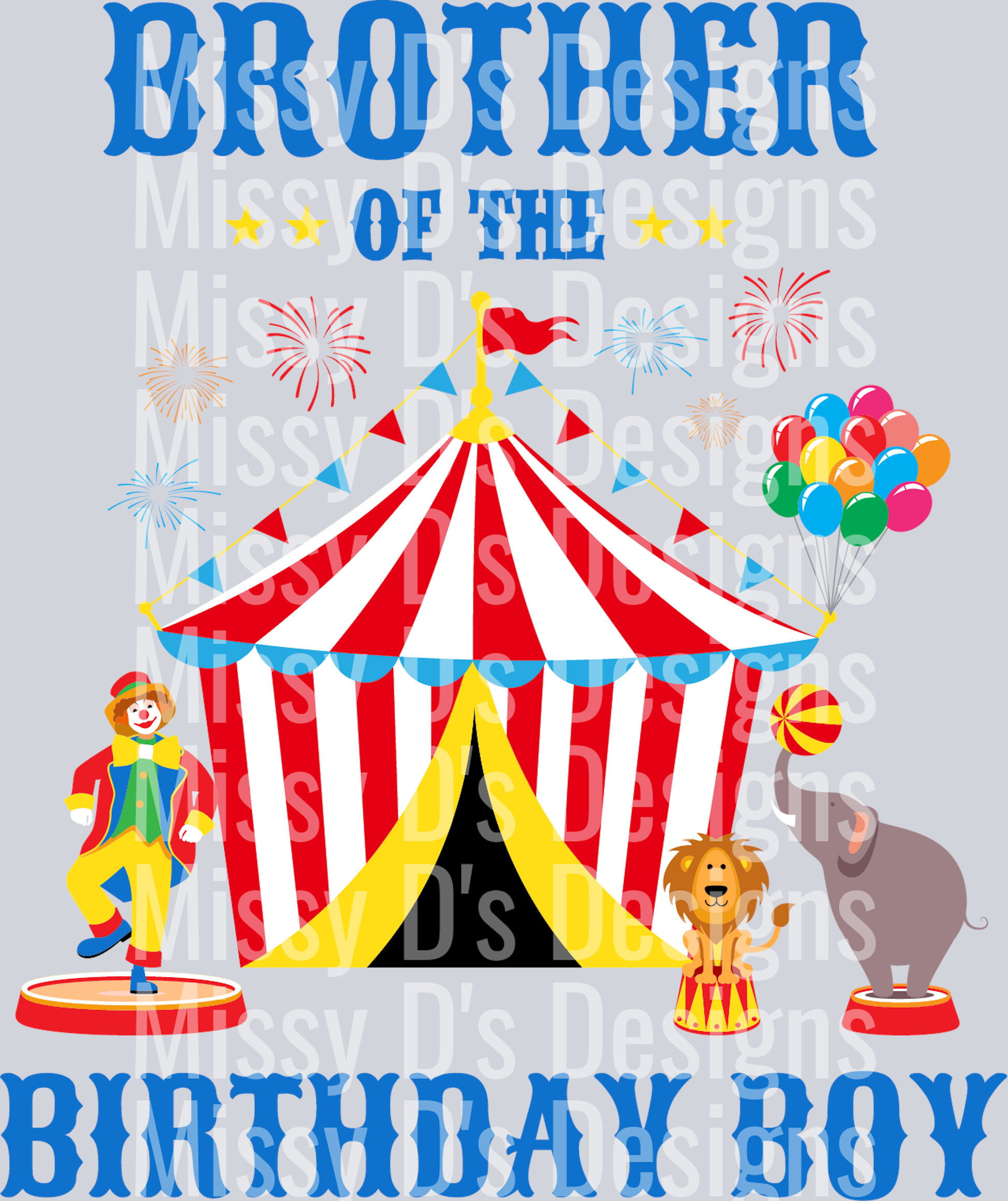 Brother Birthday Boy Circus I