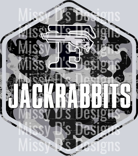 camo jackrabbits grey