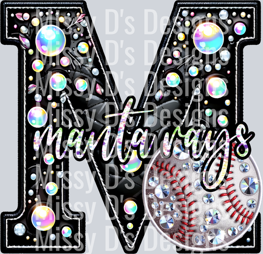 leather baseball manta rays