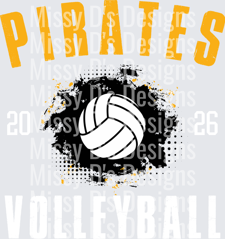 pirates volleyball white