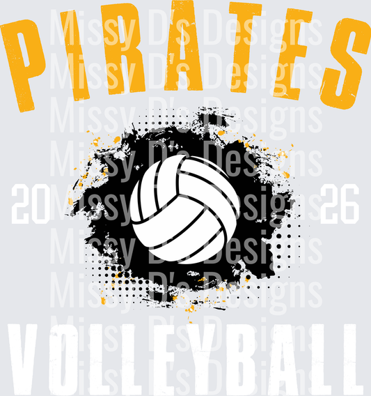 pirates volleyball white