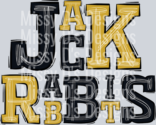 jackrabbits doodle