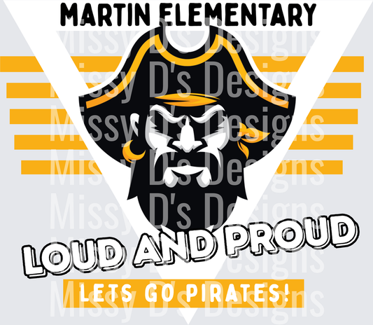 triangle spirit mascot martin
