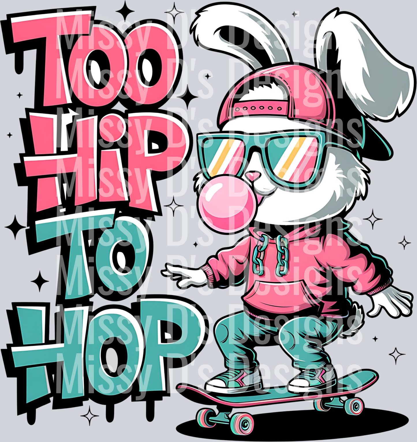 EMS70 - Too Hip To Hop Bunny
