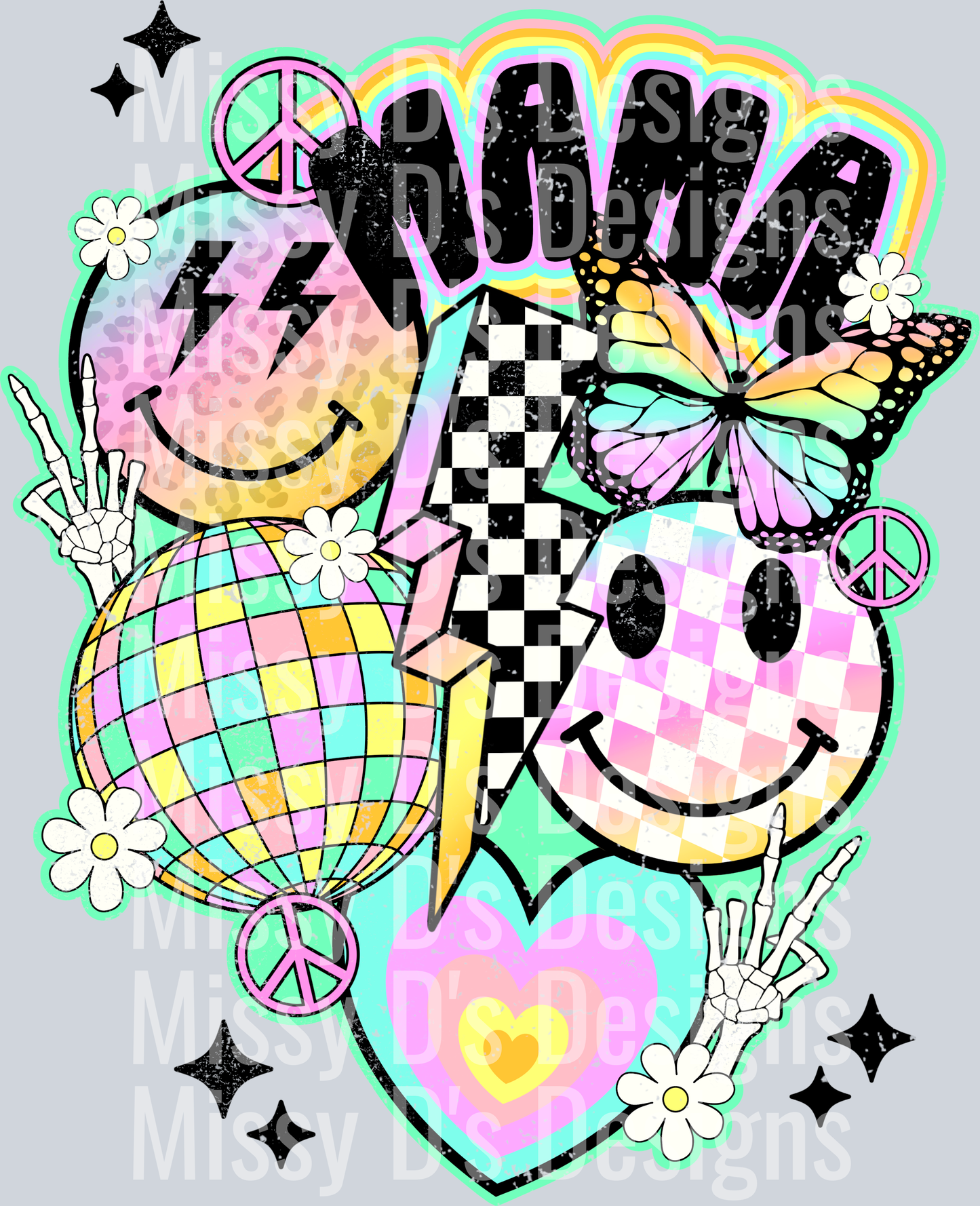Retro_Mama_Collage_Grunge