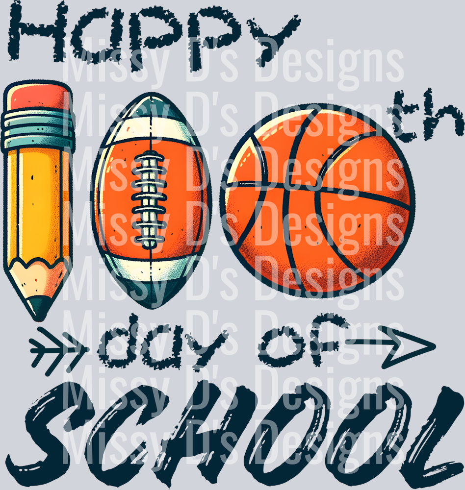 100 days of school Sports