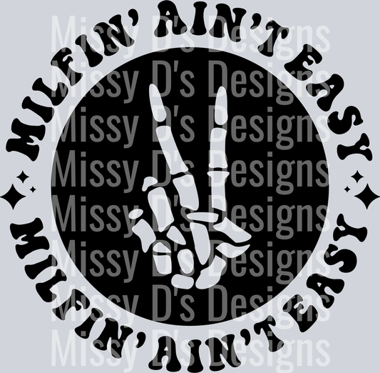 Milfin Aint Easy Pocket Design